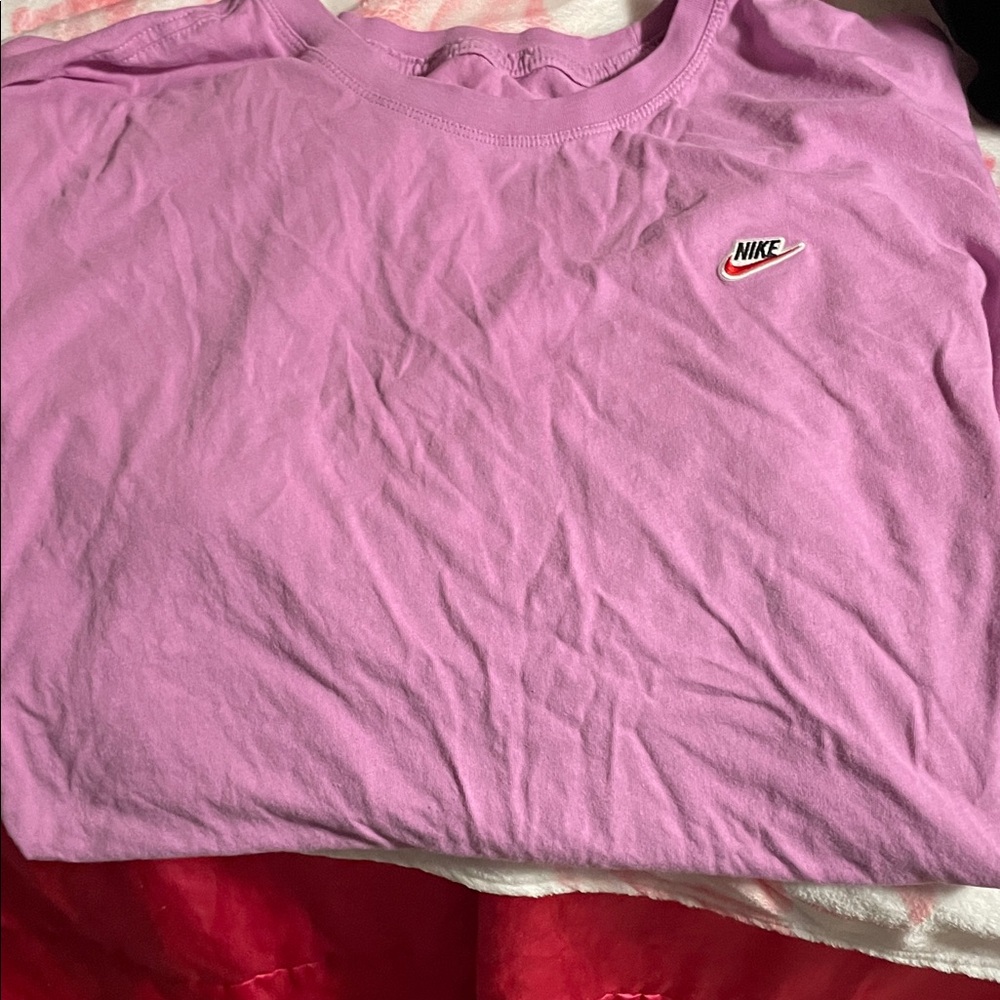 Nike Lavender Tee with Logo